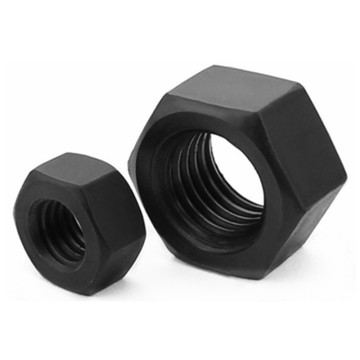 High-Quality Carbon Steel Hex Nuts: Grades 4-12, UNC/UNF Sizes 3/16", 1/2", 5/32" - DIN 934