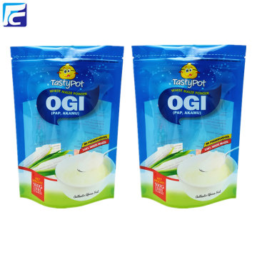 Túi bột bao bì với cửa sổ