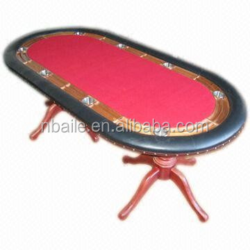 84 Inch Deluxe Texas Poker Table with Solid Wood Tiger Claw Leg
