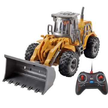 Flyrec 835 1:32 Scale Children's Educational Electric Wireless Remote Control Bulldozer & Mini Excavator Toy