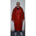 customzied logo PVC LONG RAINCOAT FOR GENTLEMEN