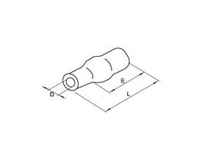 Ventilla de conector suave de bala duradera corta