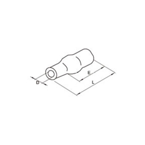 Ventilla de conector suave de bala duradera corta