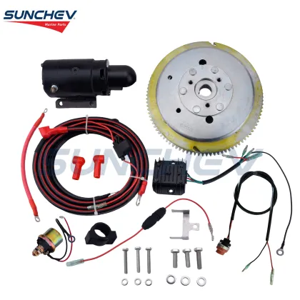 SUNCHEV Electric Starter Kit Yamaha 85hp For Yamaha 85hp(2 Stroke)
