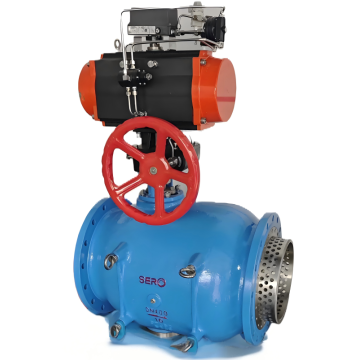 Fluxo de pistão pneumático e válvula de controle de pressão