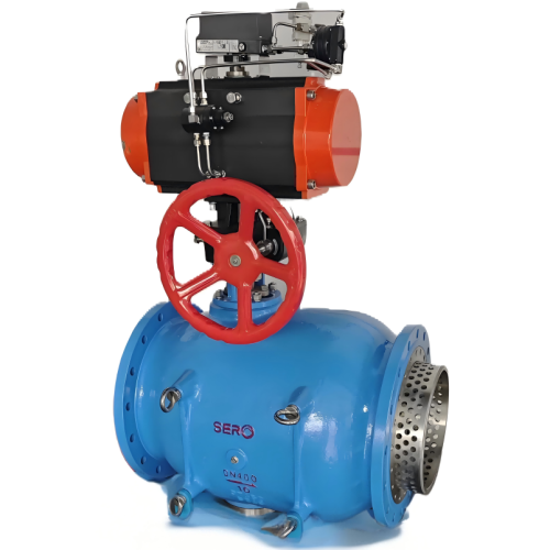 Fluxo de pistão pneumático e válvula de controle de pressão