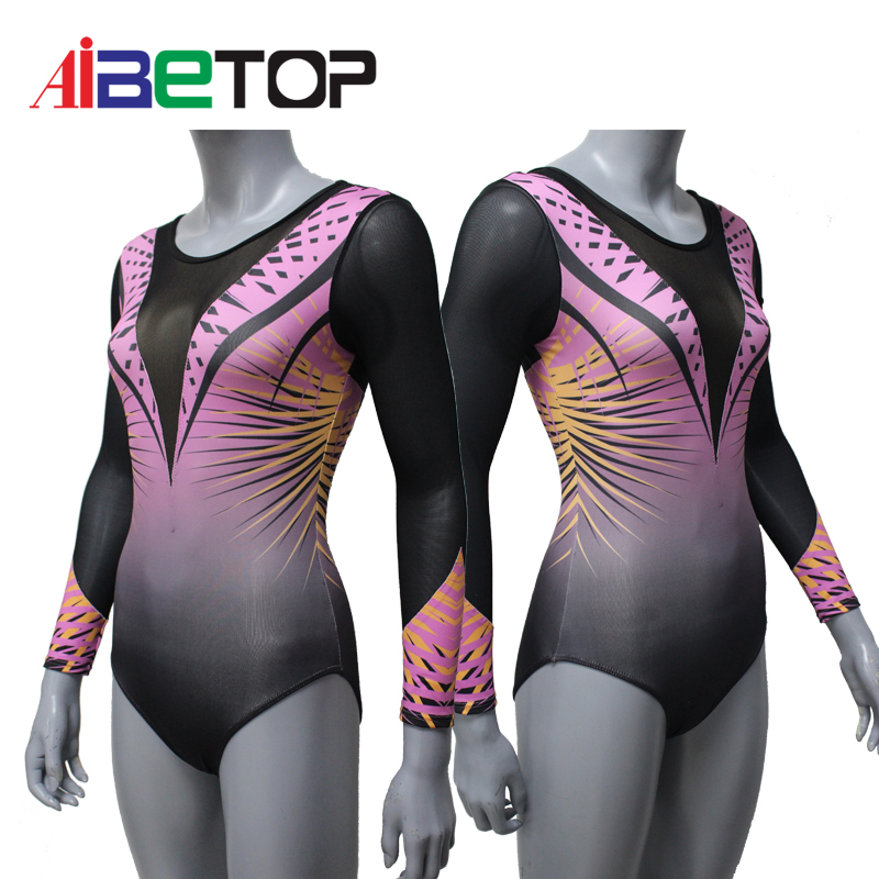 Sublimation girls dance leotards
