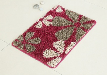 Comfortable PP Rugs, with Elbow Yarns, Orchid Pattern