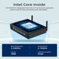 듀얼 LAN FANLESS CORE I5 산업용 미니 PC