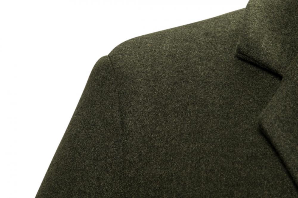 Wool Coat Mens Double Breasted