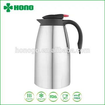 2L double wall stainless steel vacuum antique coffee pot