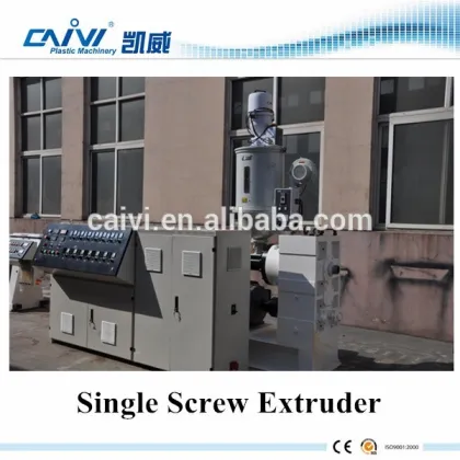 SJ series single screw plastic extruder machinery