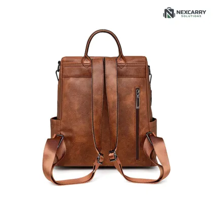 ChicLeather Women`s Casual PU Backpack (with Wallet)