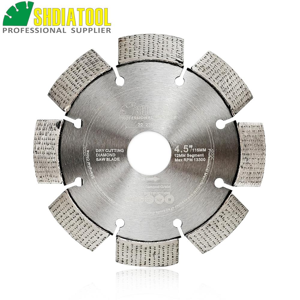 SHDIATOOL 2pcs Professional Laser Welded Diamond Blade Arrayed Diamond Wheel Cutting Disc Hard reinforced concrete Granite