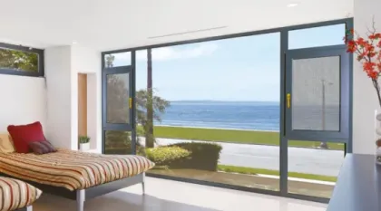 Energy Efficient Frosted Glass Balcony Windows