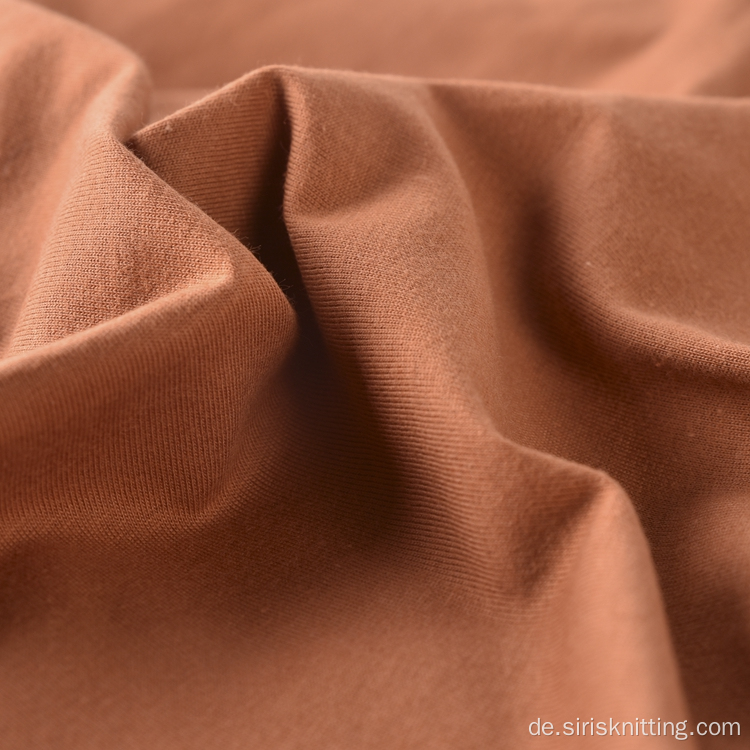 100% Bio-Baumwolle Jersey Plain Dyed Fabric