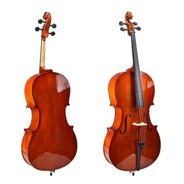 Beginner volwassenen handgemaakte full -size glanzende cello