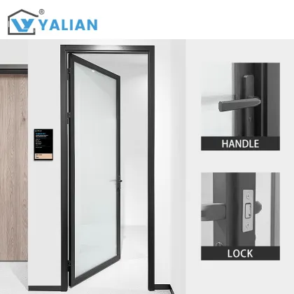 Aluminum Alloy Soundproof Casement Door for Home Commercial