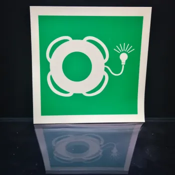 IMO SIGN WITH TEXT