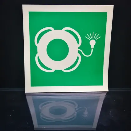 IMO SIGN WITH TEXT
