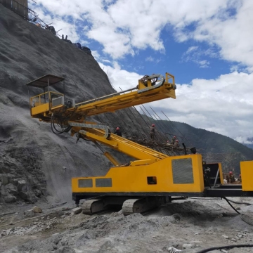 Civil Engineering Deep Slope Geotechnical Drill Rigs with 12m Height Frame