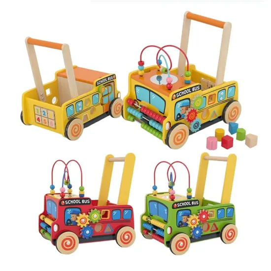 Wholesale 3-in-1 Wooden Toy Bike, Activity Car, and Beads Set for Kids: Perfect Gift for Boys' Fitness and Development