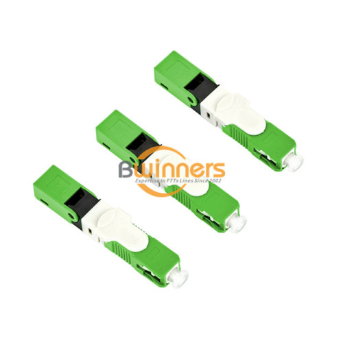 SC APC SM groene snelle connector