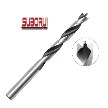 SUBORUI OEM ODM 10MM High Carbon Steel Brad Point Drill Bits for Wood Drilling