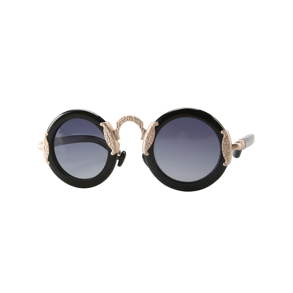 Cylindrical Buffalo Horn Sunglasses
