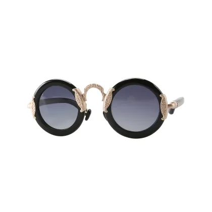 Cylindrical Buffalo Horn Sunglasses