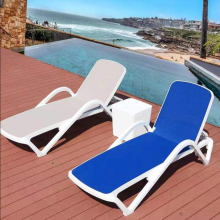 Outdoor Courtyard Bed Outdoor Pool Chaise Lounger Factory