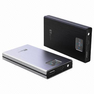 Power Banks for Mobile Phones with 5,000mAh Capacity, 5V/500mA Input