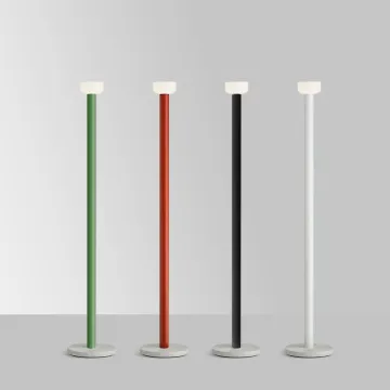 Modern Italian Design: Minimalist Art Deco Living Room Furniture with Floor Lamp