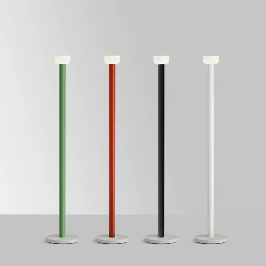 Modern Italian Design: Minimalist Art Deco Living Room Furniture with Floor Lamp