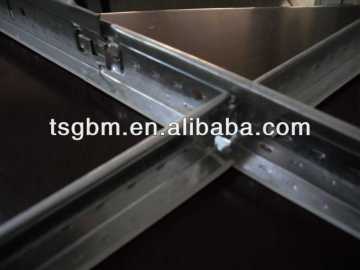 T-bar/ceiling keel rices Color pvc gypsum ceiling tiles,size:595*595&603*603mm