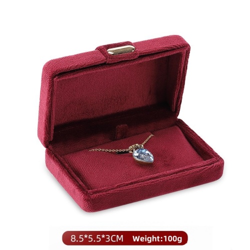 Custom logo Green Velvet Travel Storage Box