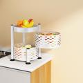 2 Tier Expandable iron Kitchen Vegetable Rack