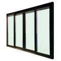 Varanda Black Sliding Exterior Patio Porta com persianas