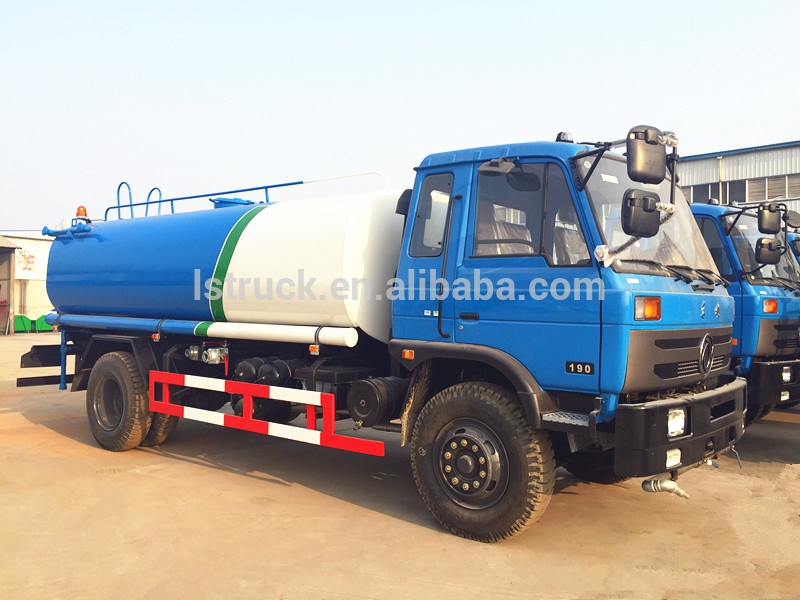 190HP Dongfeng camiones 12000L agua por aspersión los vehículos Diesel