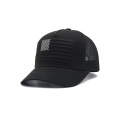 Black 3D Embroidered Trucker Hat