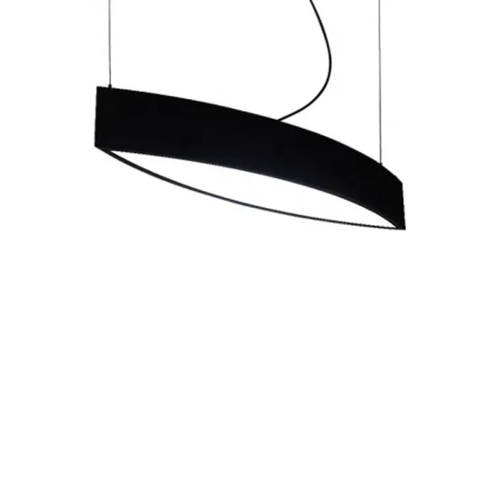 Black White Silver 36W 56W Office Dinning Room Hanging Creative Nordic Design Aluminum Pendant Lamp