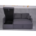 Letto futon in tessuto tira convertibile