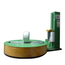 Auto fabric roll stretch film wrapping machine