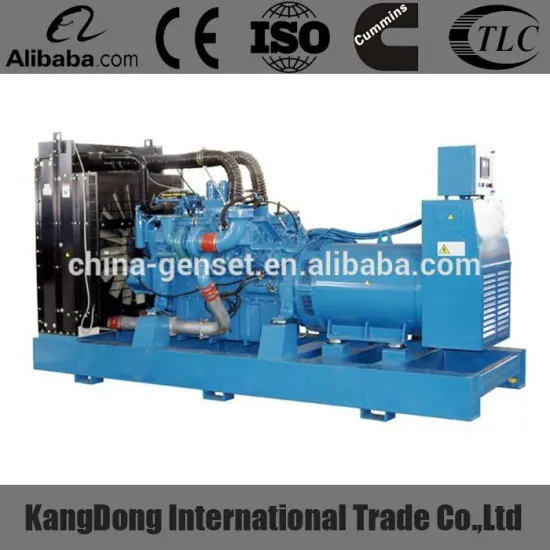 800kw china generator powered by MTU engine
