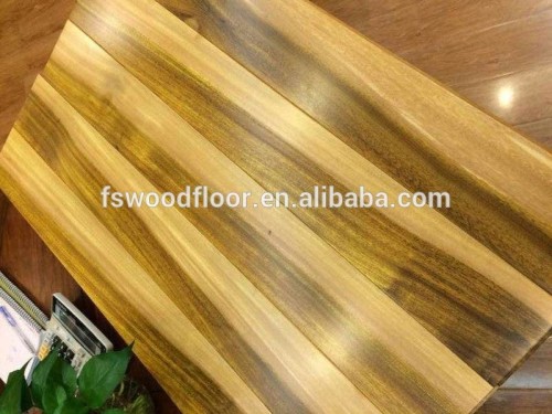 Multi colored African solid wood flooring - Iroko