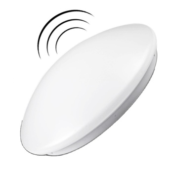 Voice-Controlled 12W LED Ceiling Light with Microwave Motion Sensor for Hallway, Corridor, Stairs, Closet, and Toilet