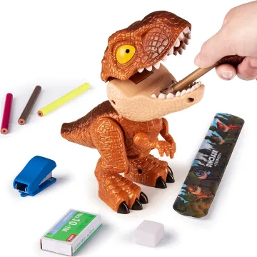 5-in-1 Dinosaur Model Stationery Toys Set for Kids