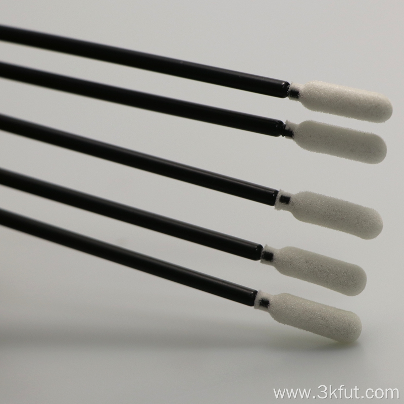 Foam Tipped Cleanroom Swabs with Black Stick