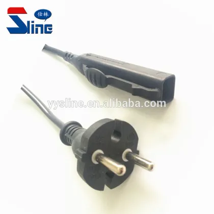 European Plug Adapter for Vorwerk Kobold VK 140 Vacuum Cleaner Power Cord