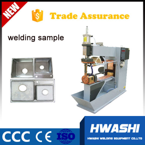 Hwashi Automatic Stainless Steel Sink DC Rolling Seam Welding Machine